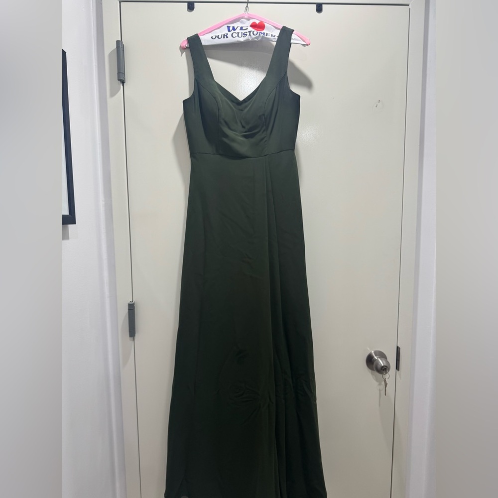 Revelry Forest Green Maxi Dress